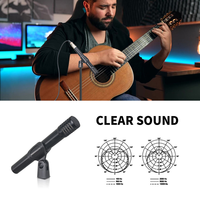 Microphone à condensateur cardioïde professionnel SM81 pour guitare acoustique, piano, violon, enregistrement en studio, performance d'instruments en direct