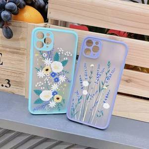 Nuova custodia posteriore smerigliata con motivo floreale in plastica dura per <span class=keywords><strong>Apple</strong></span> <span class=keywords><strong>iPhone</strong></span> 7 8 X XR 11 <span class=keywords><strong>12</strong></span> 13 14 - Product Image 4