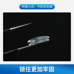 แผ่นรองจมูกซิลิโคนสำหรับแว่นตา น้ำหนักเบา แบบใส ชิ้นส่วนอะไหล่ - Product Image 4