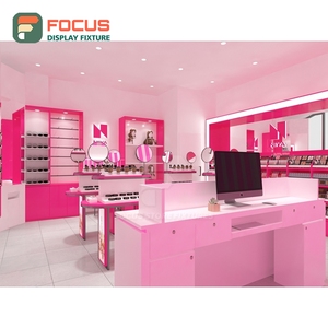 Heavy Duty Retail Shop Powder Coated Metal Store Fittings Store Solution Cosmetic Display Cabinet - Product Image 4
