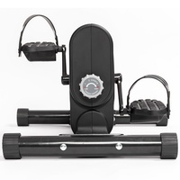 Vélo d'exercice sous le bureau, pédalier portable en ABS, machine à pédales pour les bras et les jambes avec écran LCD