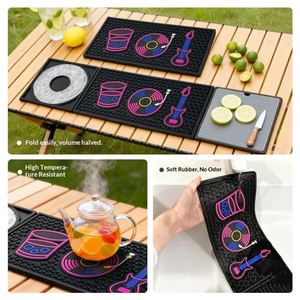 Soft Rubber <b>Bar</b> Kitchen Drain <b>Mat</b> Anti-slip Thermal Insulation Thickened Personalized PVC Cutting <b>Mat</b> - Product Image 3
