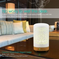CF céramique LED coloré diffuseur ultrasons synchronisation huile essentielle céramique arôme pierre diffuseur aromathérapie diffuseur bouteille maison