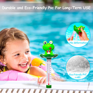 Termómetro de queroseno de alta calidad más vendido termómetro de piscina de rana impermeable lindo para el hogar - Product Image 3