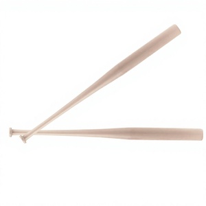 Ensemble de bâtons de baseball en bois naturel, 27 pouces, barillet de 2,5 pouces, léger, monobloc, pour entraînement senior, taille personnalisable - Product Image 4