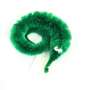 giant fuzzy worm toy