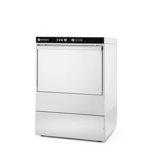 Lave-vaisselle et stérilisateur professionnel HENDI 400V/6600W pour cuisine, contrôle électronique 50x50, 570x600x830mm - Product Image 1