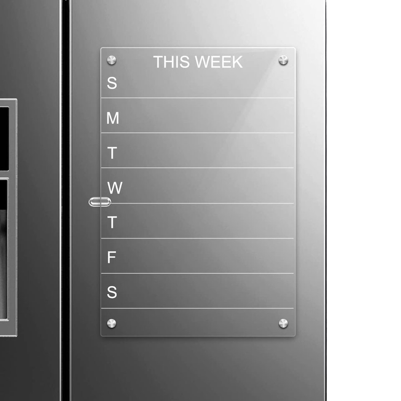 Self Adhesive Magnetic Weekly Planner Calendar