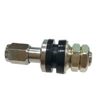 Boulon de valve de pneu de moto sans chambre à air, vis on, PVR43A, VS — 8,