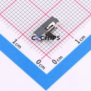 SK-3270S-L2 Slide Switch SMD Switch Single Pole Double Throw Rectangle Pin Header SMD Tab 8.8mm - Product Image 1
