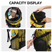 Sac à dos de voyage SEWAFOX grande capacité, simple et multifonctionnel, imperméable, pour la randonnée, l'alpinisme et les sports de plein air
