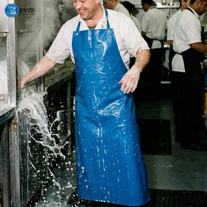 Tablier de travail industriel réutilisable en PVC imperméable, résistant à l'huile et aux acides, <span class=keywords><strong>pour</strong></span> abattoir et transformation des produits de la mer - Product Image 1