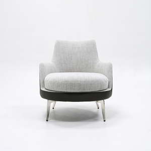 Custom <b>Recliner</b> <b>Armchair</b> Fabric Cowhide Modern Leisure Single Living Room Chairs Home Furniture Apartment Office Hotel Villa - Product Image 4