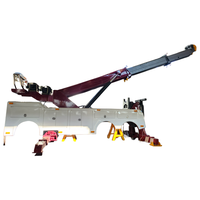 Superstructure de dépanneuse rotative personnalisée de 50 tonnes avec flèche de levage à 3 étages pour le dépannage de véhicules lourds - En vente