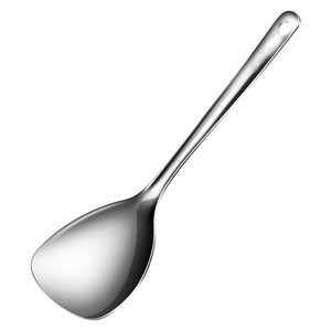 304 Stainless Steel Spatula <b>Small</b> Frying Spoon <b>Mirror</b> Polished Kitchen Utensil For Cooking Stir Fry Egg Frying - Product Image 3
