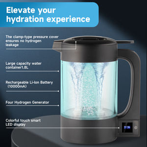 جديد الأكثر مبيعًا 1.8 لتر سعة كبيرة ABS + PC تقنية PEM/SPE 2600PPB + غلايات ماء هيدروجين كهربائية - Product Image 3