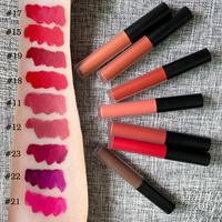 Rouge à lèvres rouge longue durée imperméable à l'eau liquide longue durée rouge à lèvres velours de marque privée