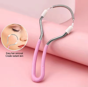 Épilateur facial et tondeuse à sourcils portable pour <span class=keywords><strong>femme</strong></span>, outil de beauté à ressort pour les poils du visage et des lèvres - Product Image 5