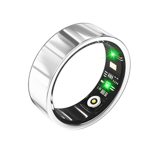 Anillo Inteligente V1 de Acero Inoxidable IP68 con Pantalla Táctil NFC, Monitor de Actividad, Oxígeno en Sangre, Frecuencia Cardíaca, Conteo de Pasos y Monitoreo del Sueño - Product Image 3