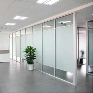 Cloison <span class=keywords><strong>de</strong></span> supermarché au design contemporain, en verre, simple/double, en alliage d'aluminium, à lamelles creuses, mobile, pour <span class=keywords><strong>cuisine</strong></span>, salle <span class=keywords><strong>de</strong></span> bain, insonorisée - Product Image 2