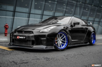 Kit carrosserie en fibre de verre pour Nissan GT-R R35 2008-2016, style restylé 2017, comprenant pare-chocs avant avec plaque inférieure et lèvre avant