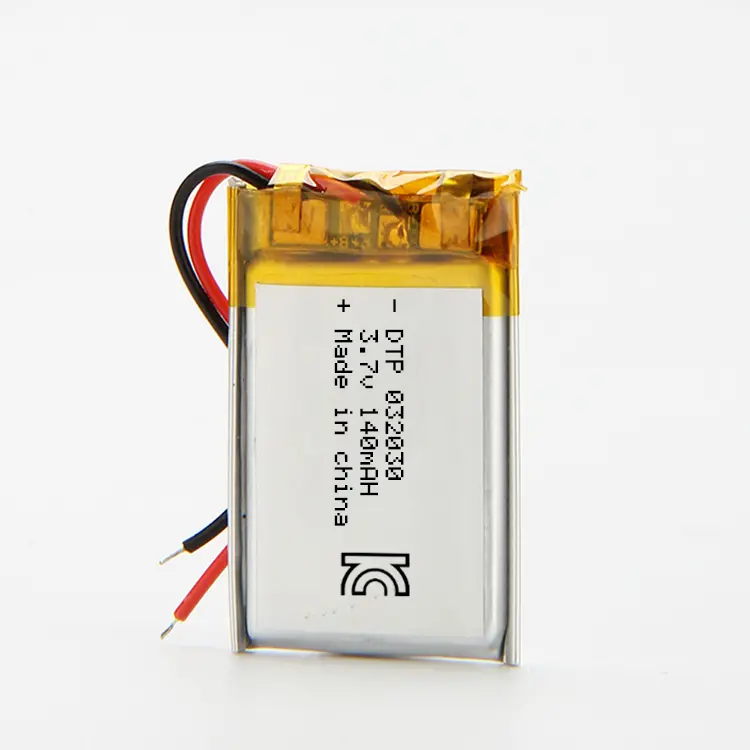 Batterie lithium-ion polylmer/lipo, 3.7v, 140mah, 150mah, (UL1642)