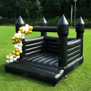 Château gonflable personnalisé blanc pour fête de mariage, maison de jeu pour enfants, location de maison de mariage blanche, personnalisable - Product Image 3