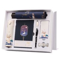 Coffret Cadeau d'Affaires de Luxe : Flasque, Stylo USB, Carnet A5, Porte-Cartes de Visite, Souris Sans Fil – Personnalisable pour Entreprises