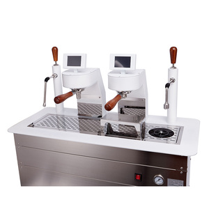 Machine à café et à thé innovante, intégrée sous le comptoir, double groupe, avec écran tactile, pour les cafés modernes - Product Image 2