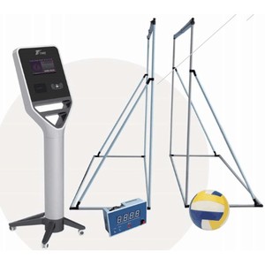 เครื่องมือทดสอบการส่งบอลวอลเลย์บอล หน้าจอสัมผัสอะลูมิเนียม จอแสดงผลดิจิตอล อุปกรณ์ฝึกซ้อม - Product Image 1