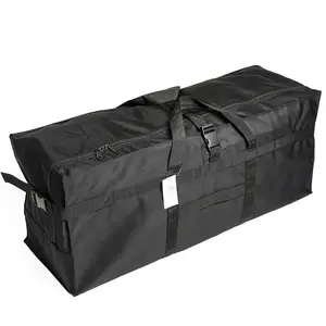 High Quality Big Black Storage Luggage Bags Custom Waterproof Large Outdoor Duffel Capacity Bag For Family Vacation