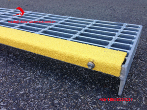 XBY 30*5mm 30x100cm Walkway kuning setara Nosing panas galvanis baja kisi/lantai logam Grill/baja parut Grid - Product Image 3