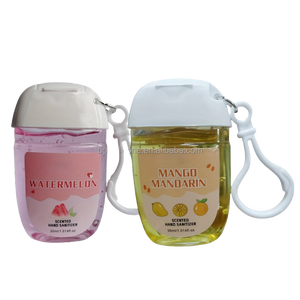 Gel Desinfectante de Manos sin Agua con Glicerina Antibacterial a Base de Químicos, con Aroma, 30 ml, con Mosquetón y Jabón de Manos - Product Image 2