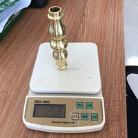 LD Aluminium Electro Gold Collier en laiton pour décoration intérieure Rond 16 mm Fer forgé Escalier Spindle Railing (YS-329)