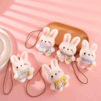 Porte-clés Lapin 3D en Peluche Mignon Kawaii Ultra Doux, Couleurs Personnalisables, Écologique, Accessoire de Sac Adorable – Meilleure Vente