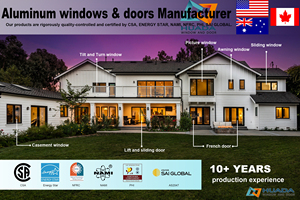 Bão tác động nhôm Patio trượt cửa ra vào và cửa sổ nâng và trượt cửa Ba tráng men bão bằng chứng cửa trượt - Product Image 6