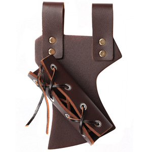 Étui à épée européen médiéval en cuir PU, attache en corde, adapté aux fêtes de jeu de rôle LARP, sangle pour épée. - Product Image 4