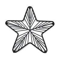 DaS Star Shape Metall Tischplatten Mat Hot Pot Holder für zu Hause