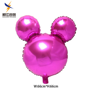 24Inch Helium Minnie Đầu Phim Hoạt Hình Lá Bóng Sinh Nhật Đảng Trang Trí Trẻ Em Đồ Chơi Bơm Hơi Bóng Tắm Globos - Product Image 2