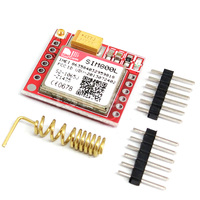 GSM GPRS Módulo de tarjeta Micro SIM Placa de núcleo Quad-band puerto serie TTL con antena PCB con nuevo chip SIM800L