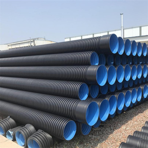 Tuyau de drainage en polyéthylène noir HDPE à double paroi ondulée de 300 mm, 500 mm, 800 mm, 1000 mm, 1200 mm - Product Image 5