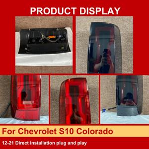 Luces Traseras J ONE para <span class=keywords><strong>Chevrolet</strong></span> <span class=keywords><strong>S10</strong></span> Colorado 2012-<span class=keywords><strong>2021</strong></span>, Luces Traseras para <span class=keywords><strong>Chevrolet</strong></span> <span class=keywords><strong>S10</strong></span>, Conexión Directa - Product Image 5