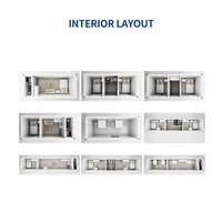 Maison conteneur préfabriquée modulaire à assemblage rapide, bâtiment portable pour hôtels, Airbnb et hébergements de villégiature