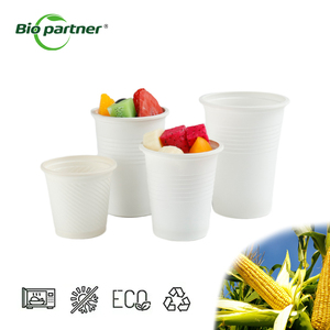 Tùy Chỉnh In Logo 5Oz 6Oz 9Oz 12Oz Đảng Đám Cưới Dùng Một Lần Tinh Bột Ngô Cà Phê Nóng Đồ Uống Cốc Bộ Đồ Ăn - Product Image 2