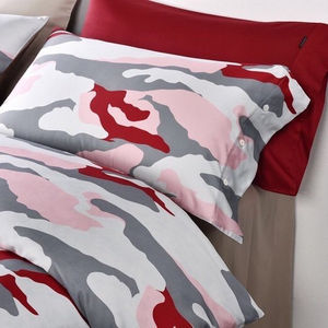 Offre Spéciale 100% satin de coton <span class=keywords><strong>camouflage</strong></span> conceptions de luxe ensembles de literie 4pc housse de couette ensemble de draps - Product Image 5