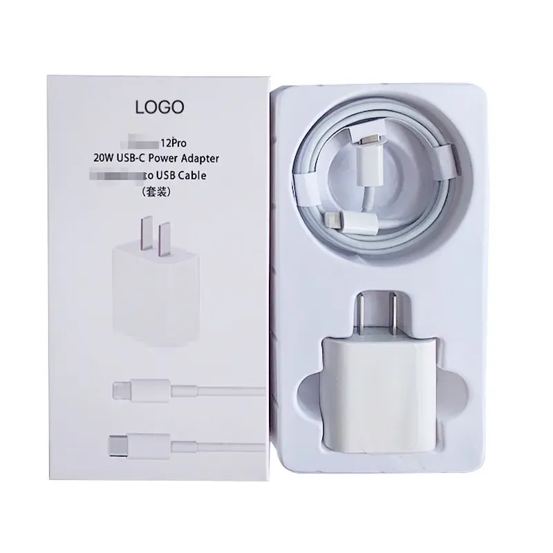 Free Sample EU US UK AU Portable Fast Mobile Charging Type C Travel Adapter 20W Wall Charger For Apple For Iphone 12/13/14