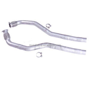 Compatible avec Porsche Macan <span class=keywords><strong>S</strong></span> Turbo 3.0T 3.6T <span class=keywords><strong>B5</strong></span> 2013-2017, tuyau d'échappement avant en acier inoxydable 304, silencieux - Product Image 4