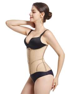 Wholesale Breathable <b>Waist</b> Trainer Tummy Control and Slimming <b>Corset</b> Sexy <b>Cinchers</b> with Compression Shaping - Product Image 4