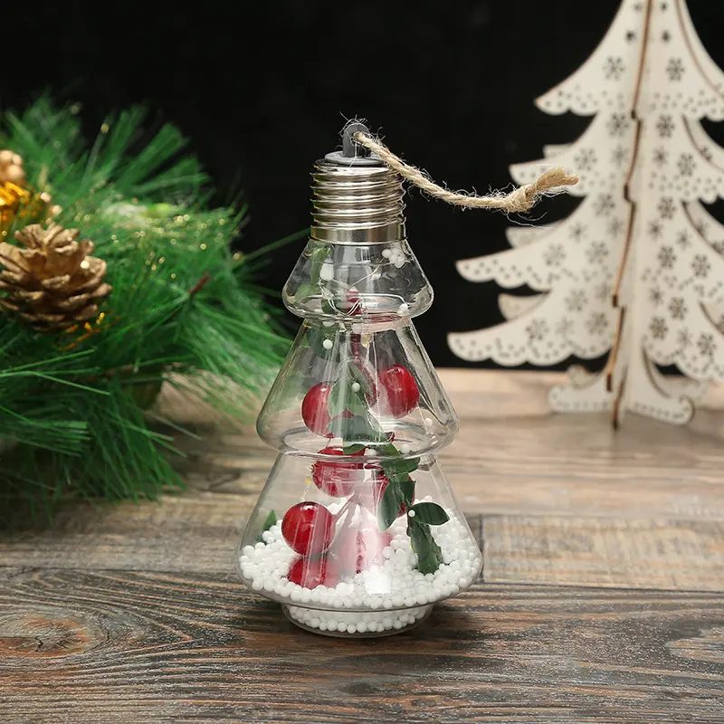 Новая прозрачная светодиодная интерьерная Рождественская елка, креативная рождественская подвеска, подвеска для рождественской елки