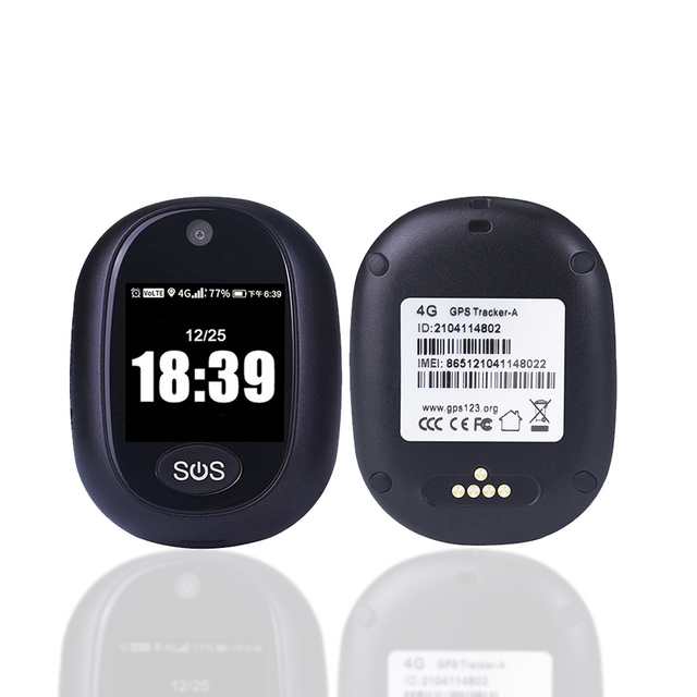 Medical Device Elderly GPS Navigation LBS Video Call Heart Rate Monitor Fall Alarm SOS Button 4G LTE Waterproof IP67 HD Screen
